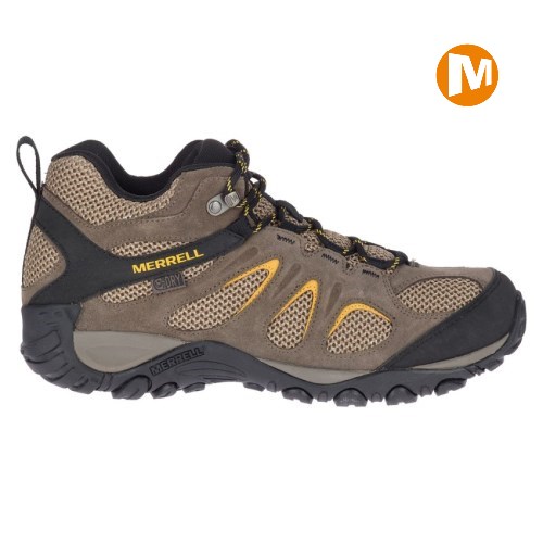 Merrell Yokota 2 Mid Waterproof Wanderschuhe Herren HellBraun [DE-NFTJI]